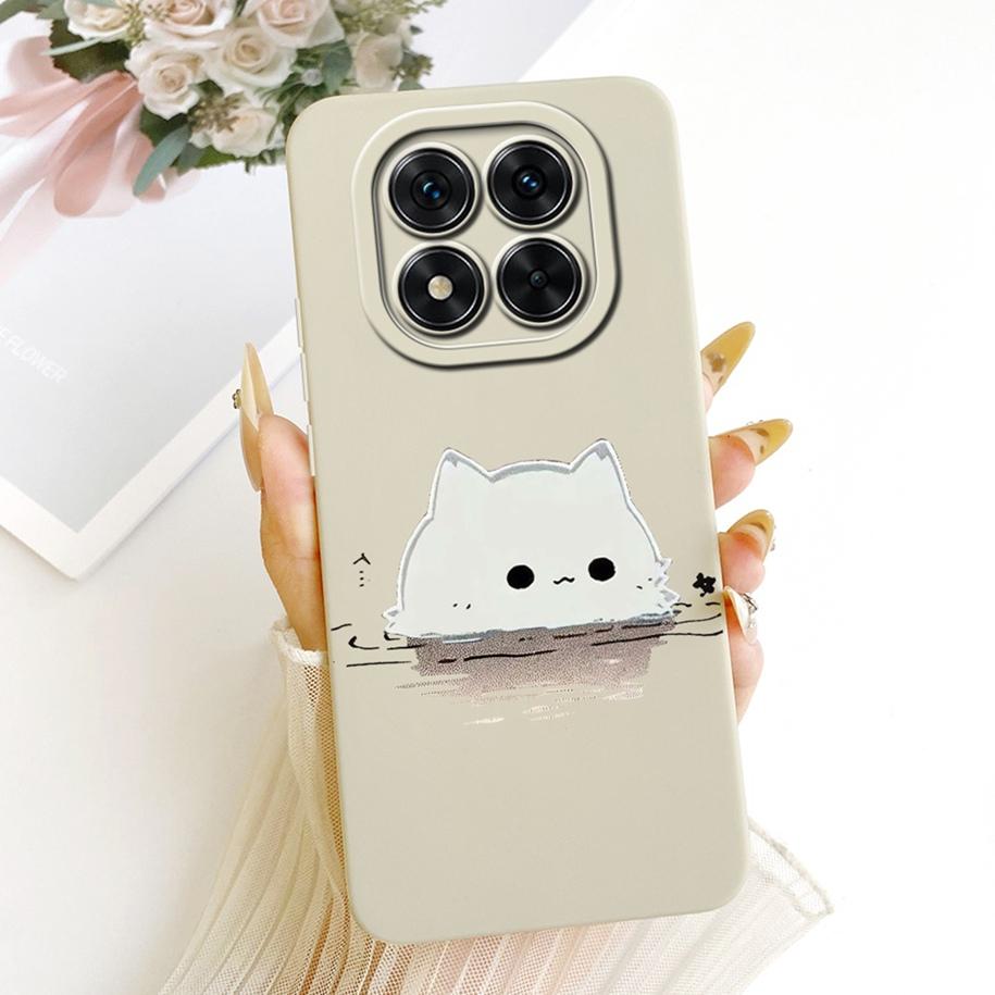 For Xiaomi Redmi Note 14 Pro 5G Case Cute Cartoon Cat Duck Candy Painted Soft Silicone Cover For Redmi Note 14 Pro Plus 5G Shell