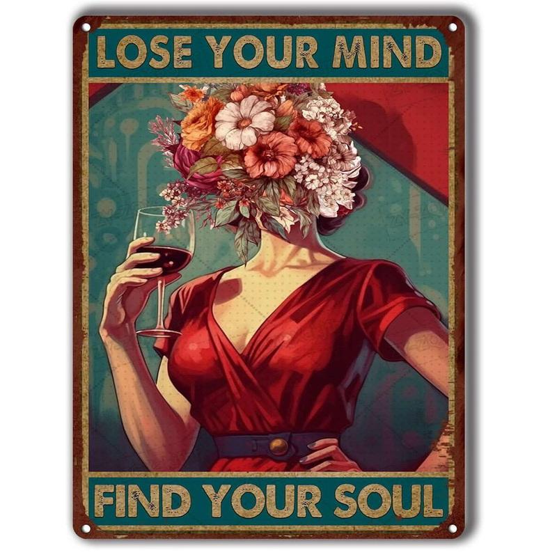 Metal Tin Signs Be Kind To Your Mind Wall Posters Plaque Sign Vintage Iron Painting Decoration for Home Cafe Bathroom Club Ba