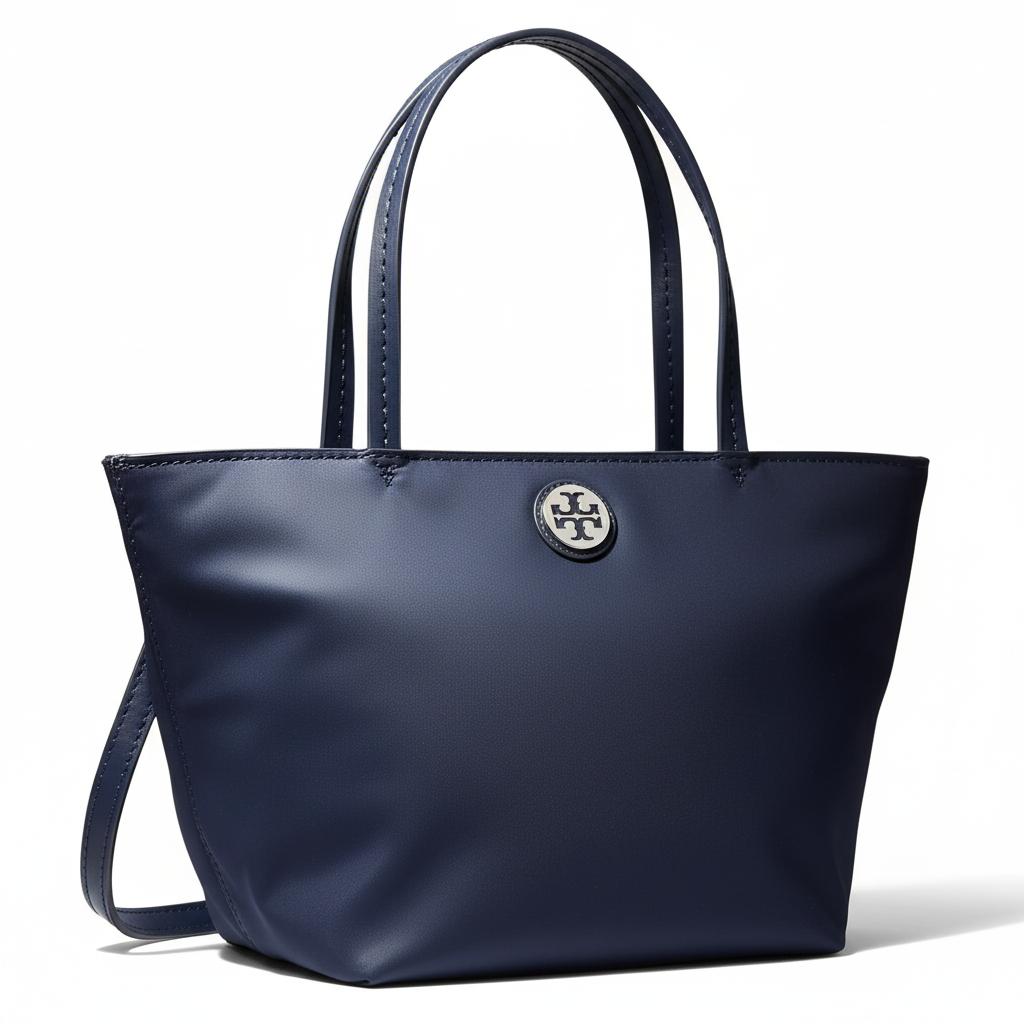 

Tory Burch Logo Nylon Mini Tote Bag Women tote bags Navy-Blue 167913-405 Basic Set (Bag+Dust Bag)