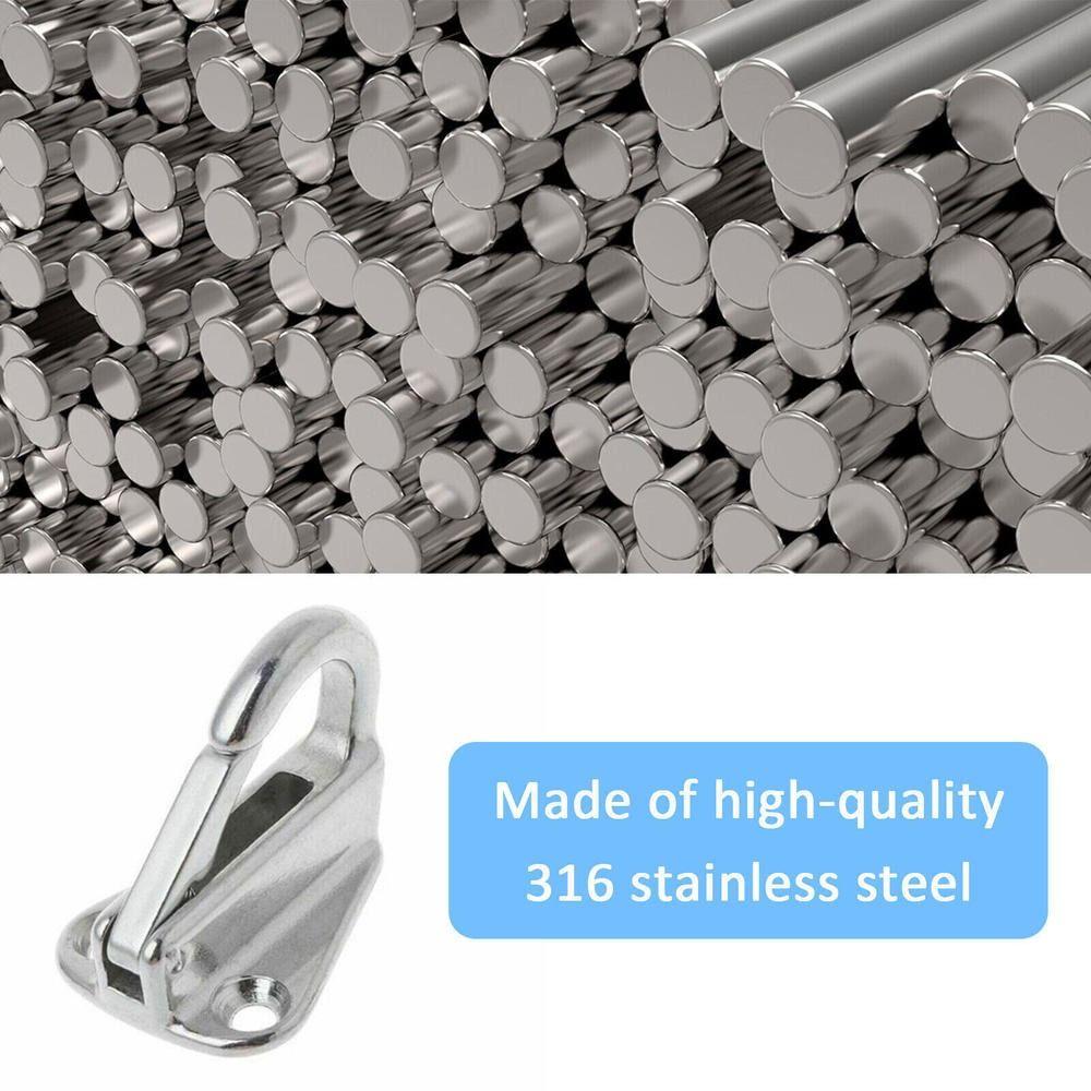 2Pcs Durable Marine Fender Hook Practical Marine Spring Snap Hook  Boat Sail