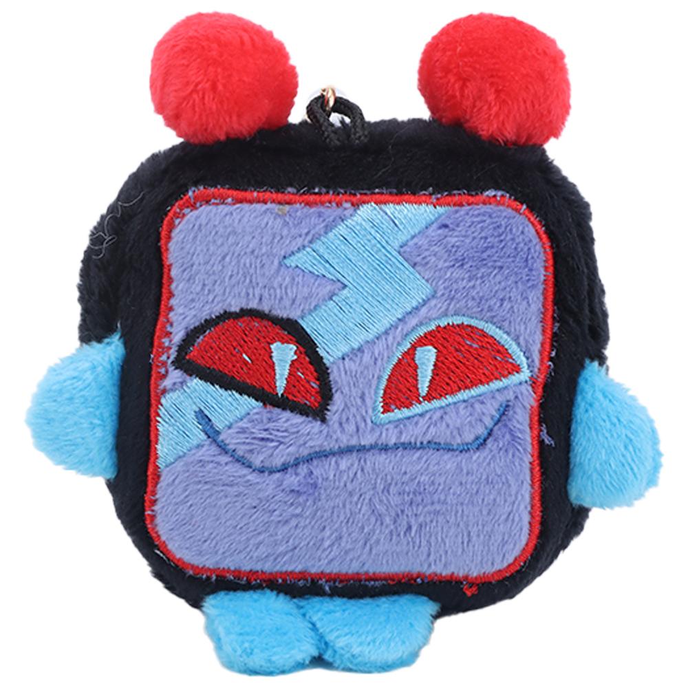 Cartoon Anime Vox Radio Red Alastor Cosplay Keychain Kawaii Plush Dolls Pendant Keyring Car Bag Accessories Ornament Kids Gifts