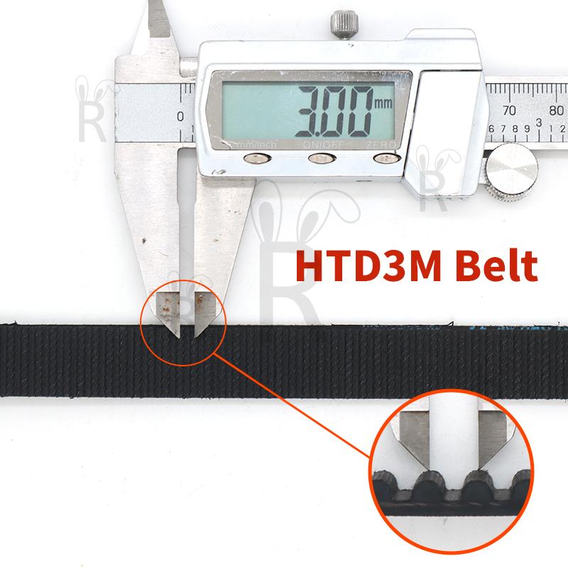HTD3M Timing Belt Length 774mm-1677mm HTD 3M Pulley Belt Width 15mm 3M Rubber Belt 10mm Loop Belt 20mm HTD 3M Synchronous Belt