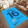 Manchester City Carpet Design For Balcony Living Rooms Outdoor Kitchen Antislip Rug Decorate Offices Spiritual Gift