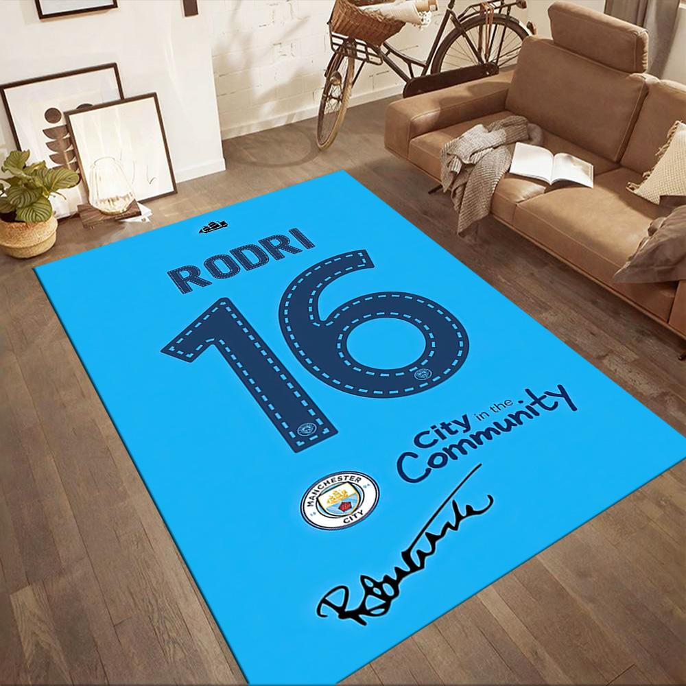 Manchester City Carpet Design For Balcony Living Rooms Outdoor Kitchen Antislip Rug Decorate Offices Spiritual Gift