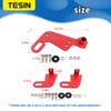 TESIN Car Towing Bars Kit For Suzuki Jimny 2019 2020 2021 2022 2023 2024 Front Rear Bumper Bar Towing Trailer Hook Accessories