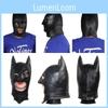 High-end Movie Classic Headgear Black Night Prince Latex Batman Mask Dark Knight Theme Prank Mask
