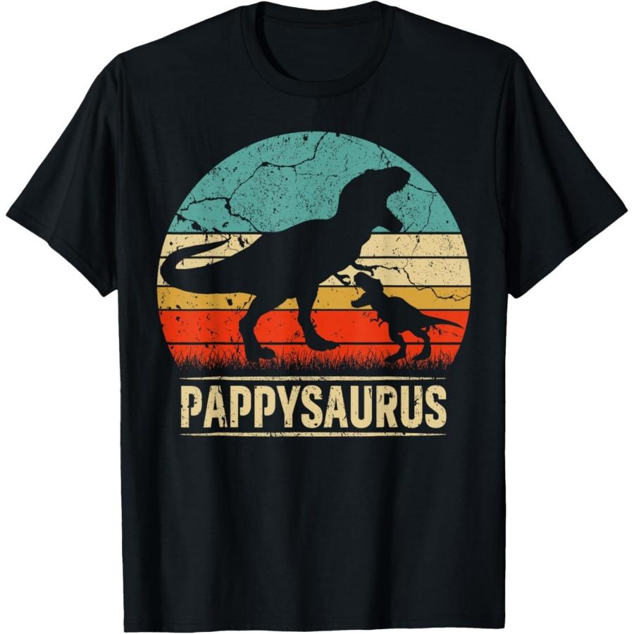Pappysaurus T Rex Dinosaur Pappy Saurus Family Matching T-Shirt XXXXXL чёрный