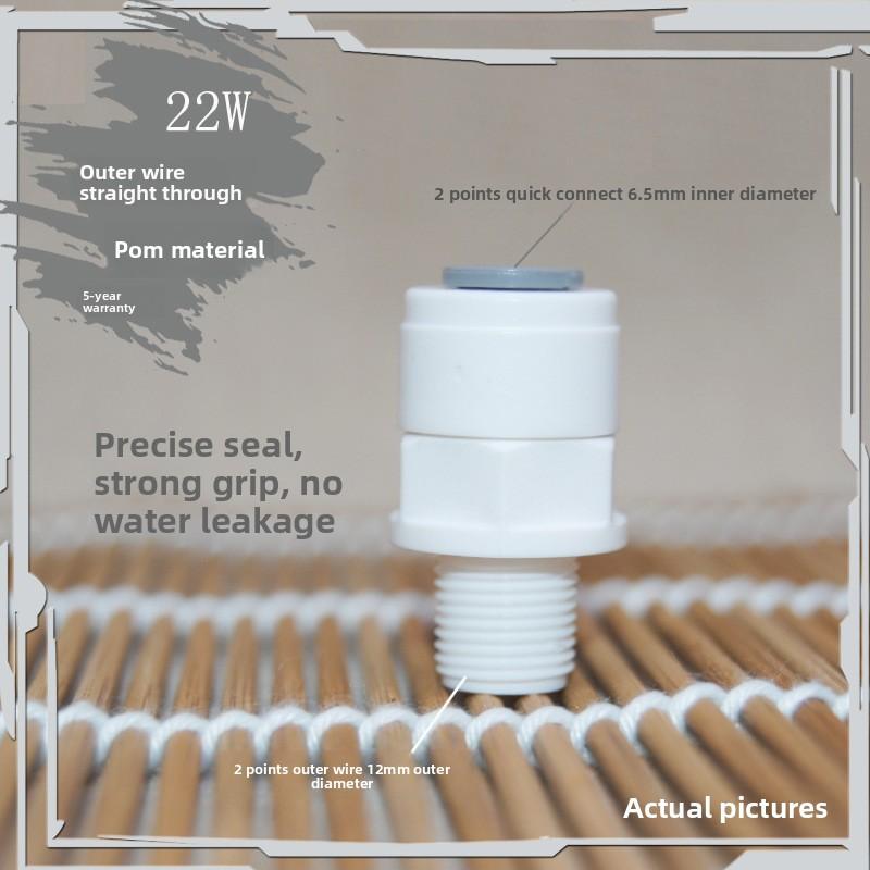 Gerader Ro Schnellanschluss 1/4" Schlauch 3/8" Außengewinde Innengewinde Kupplungsverbinder Wasserfilter Umkehrosmose Teile