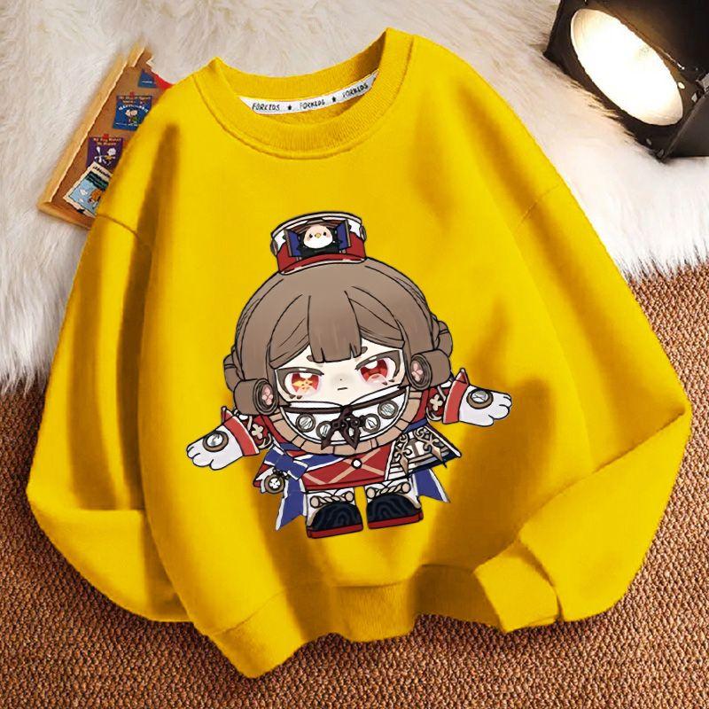 Children's Fashion Egg Boy Party Law Enforcement Judge Round-neck Hoodie Spring and Autumn Boys' and Girls' Long-sleeved Loose Coat