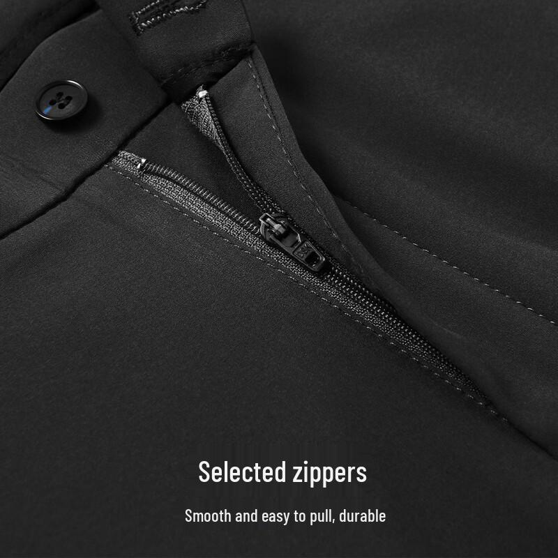 Hodo Men's Business Casual Straight-Leg Trousers