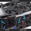 HOMSFOU Cooling Fan Mounting Buckles for PC Graphics Card Fan Improved Cooling Computer Accessories 4-Pack 12-14cm Fans, Brackets, Efficiency,