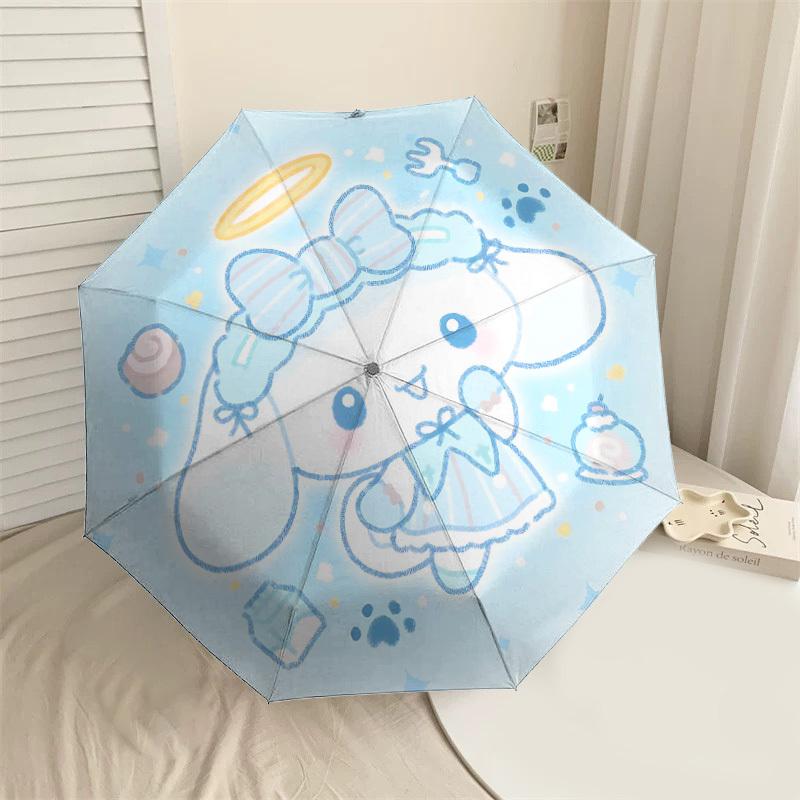 

1PC Angel Milk Umbrella-8-Rib Reinforced, Automatic Open, Lightweight & Durable, Cute Fashion Accessory for Outdoor-P2710