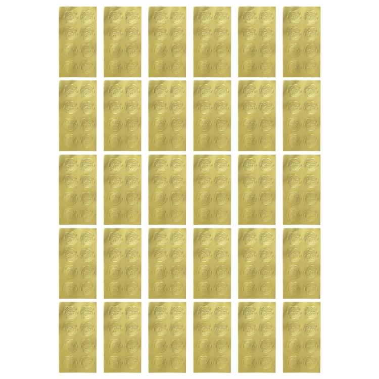 Набор из 30 водостойких наклеек с золотым дизайном, самоклеящихся. Отлично подходит для ручной работы и декора. Набор наклеек-меток-печатей