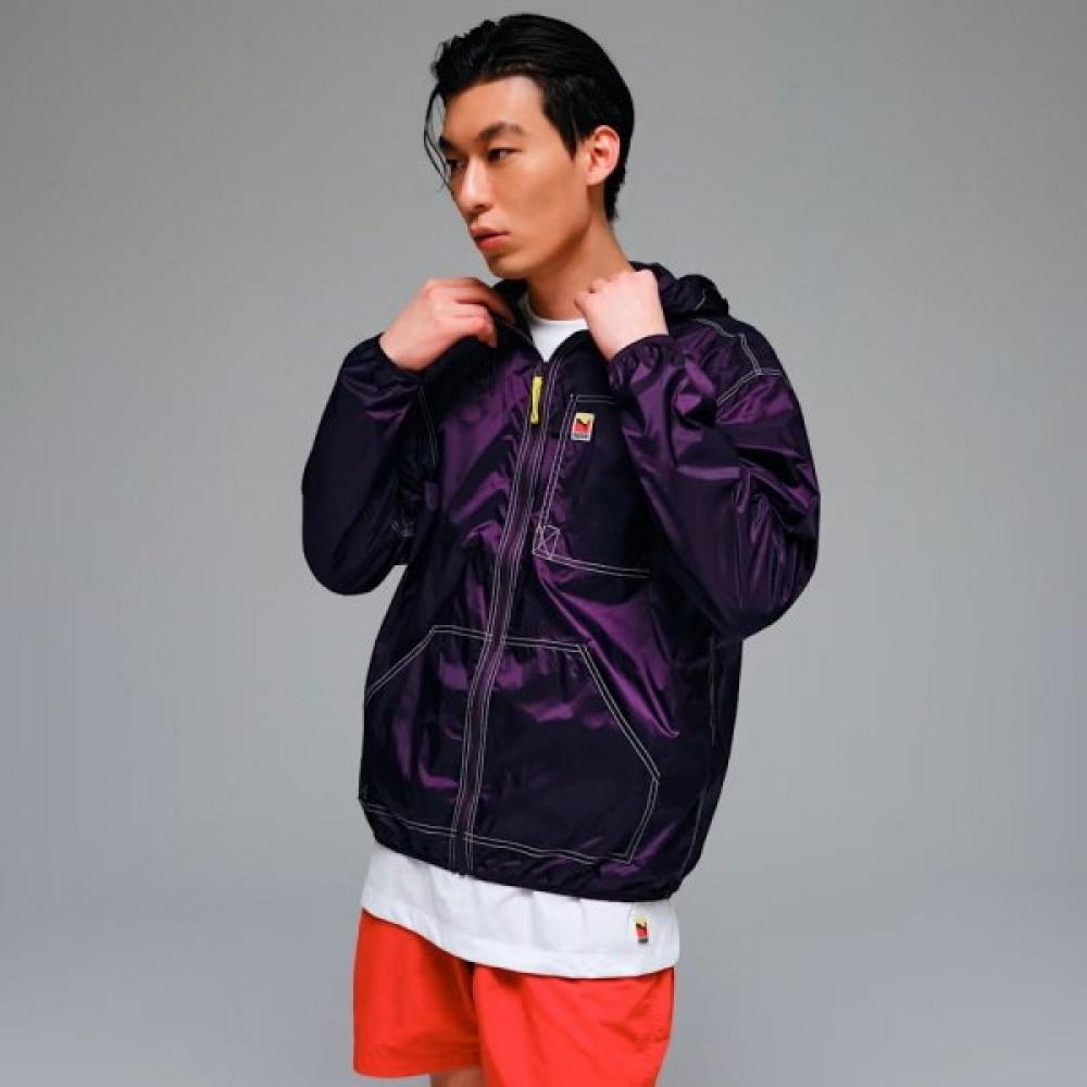 PUma Lightweight Woven Hoodie Jacket U 01 Deep Plum/M(95)