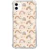 Trippy Psychedelic Flowers Phone Case for iPhone 11, Indie Hippie Colorful Eyes Flower Cover for Teens Women Men, Soft TPU Shockproof Case for iPhone