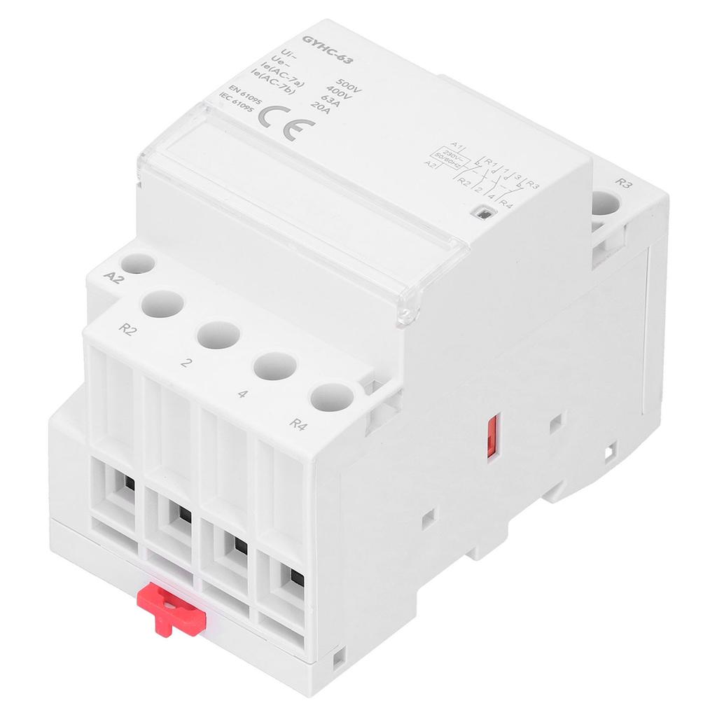 Modular Contactor Portable Durable Electronic Module 50Hz 4P GYHC?63 2NO 2NC 230V