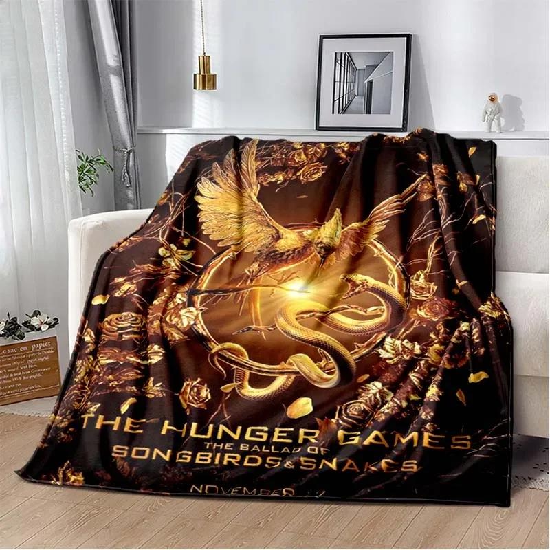 Warm Soft Flannel Throw Blanket for Bedroom Sofa Bed Travel Picnic Perfect Birthday Gift Inspired by The Hunger Games