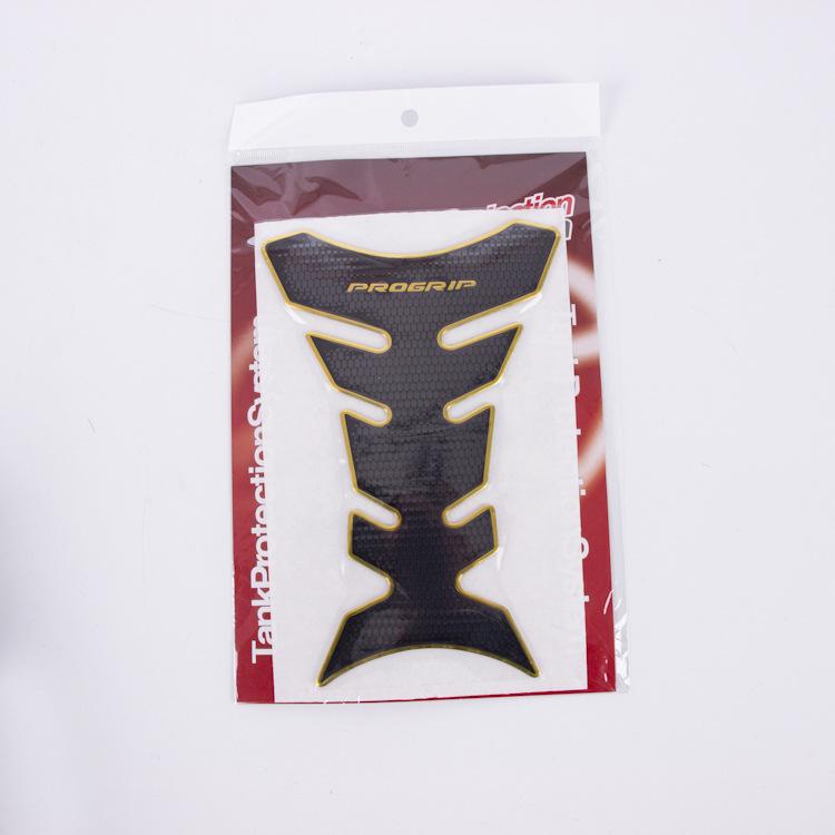 

Universal Motorcycle Fuel Tank Fishbone Sticker for Suzuki Kawasaki - Decorative Modification Accessory Carbon Fiber Imitation - Silver