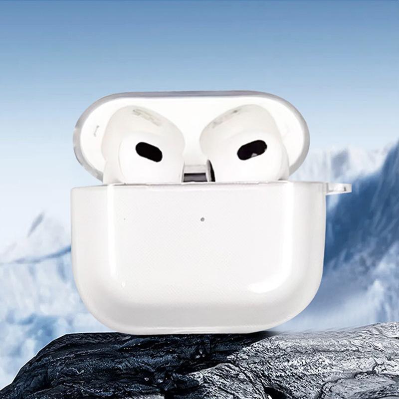 AirPods transparent material tpu soft shell for earphone cover transparent bluetooth headset apple 1st generation earphone case