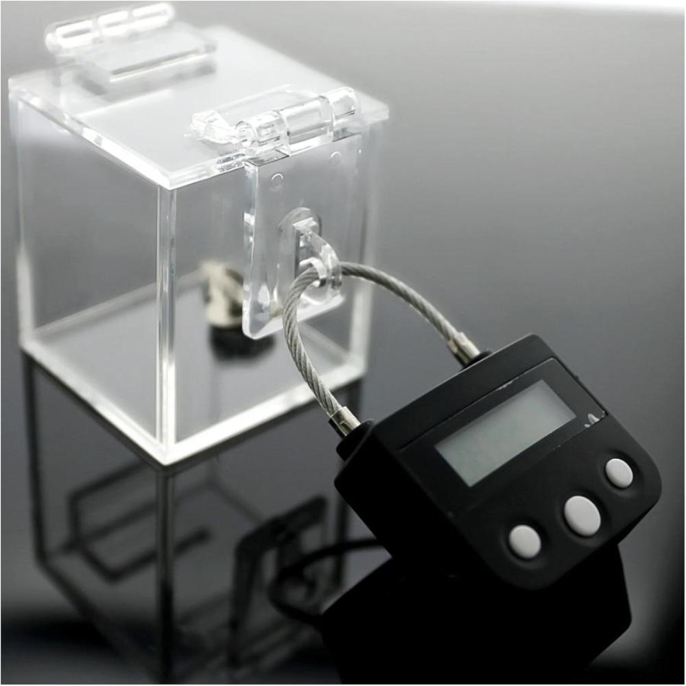 The Chastity Key Safe Acrylic Box Sex Toy  Fetish Chastity Toys