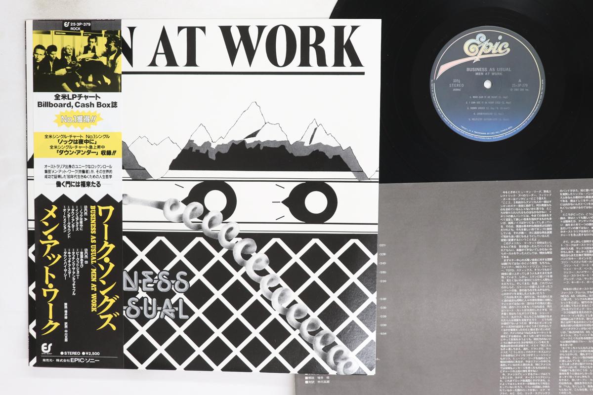 

LP Record MEN AT WORK Business As Usual 253P379 EPIC 1982 Japan Obi Rock Used
