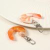 Imitation Shrimp Key Chain Creative Food Keyring Funny Scene Bag Hangings Decor