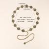 Waist Chain Women'S High Sense Women'S Retro Sunflower Summer With Skirt Metal Chain Belt