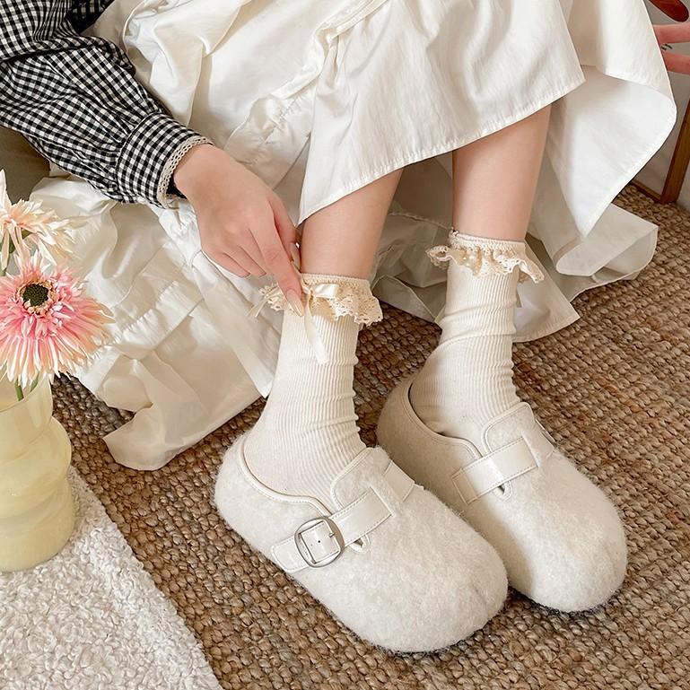 Internet celebrity white heightened thick-soled bag head slippers women's summer wear 2025 new non-slip one-pedal Boken half slippers