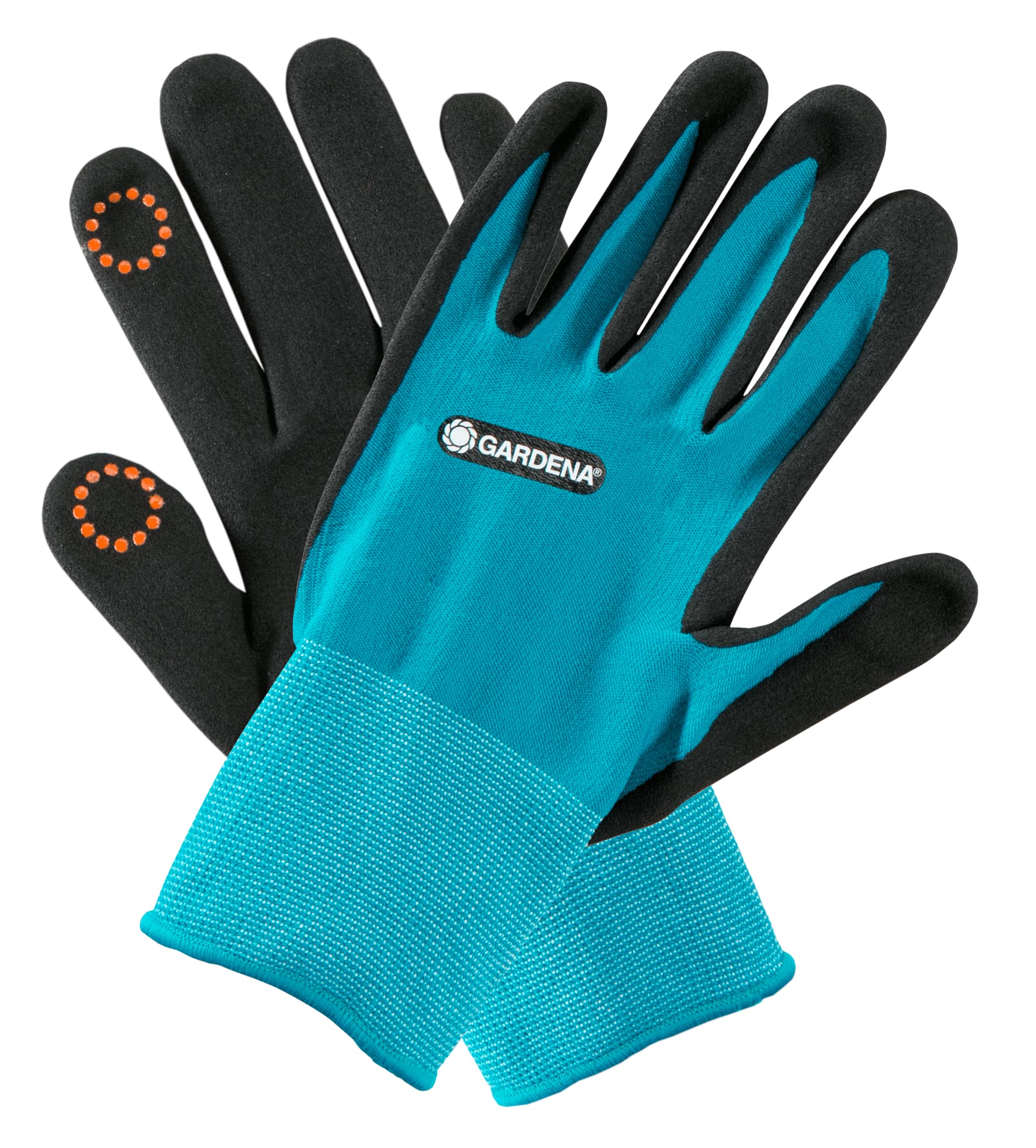 

GARDENA Gloves for Gardening Work Nitrile Palm XL Size Turquoise/Black 10/XL 11513-20