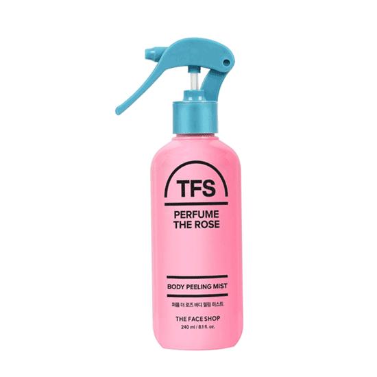 The Face Shop Perfume The Rose Body Peeling Mist 240mL/ Exfoliating, Moisturizing, Korean Cosmetics, Kbeauty