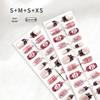 New Chinese Style Gradient Cartoon Short Square Wearable False Nails