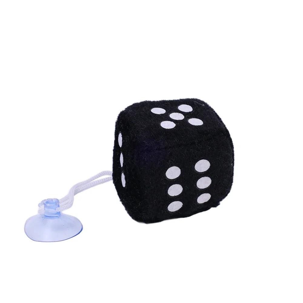 

Car Dice Auto Rear Mirror Plush Dice Soft &Fuzzy Car Charm Interior Ornament for Sedan Truck SUV Hangable Decoration Accessories