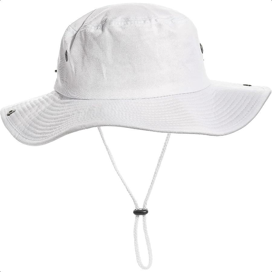 

Солнцезащитные шляпы для мужчин с УФ-защитой, широкополая шляпа-ведро, шляпа для рыбалки, сафари, буни на лето, XL; 23 5 824 United States