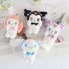 Adorable Sanrio Plush Toy Keychain Super Soft Cinnamoroll Kuromi Melody Bag Charm