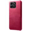 For Honor X6b 4G Case Calf Texture PU Leather Hard PC Protective Phone Cover