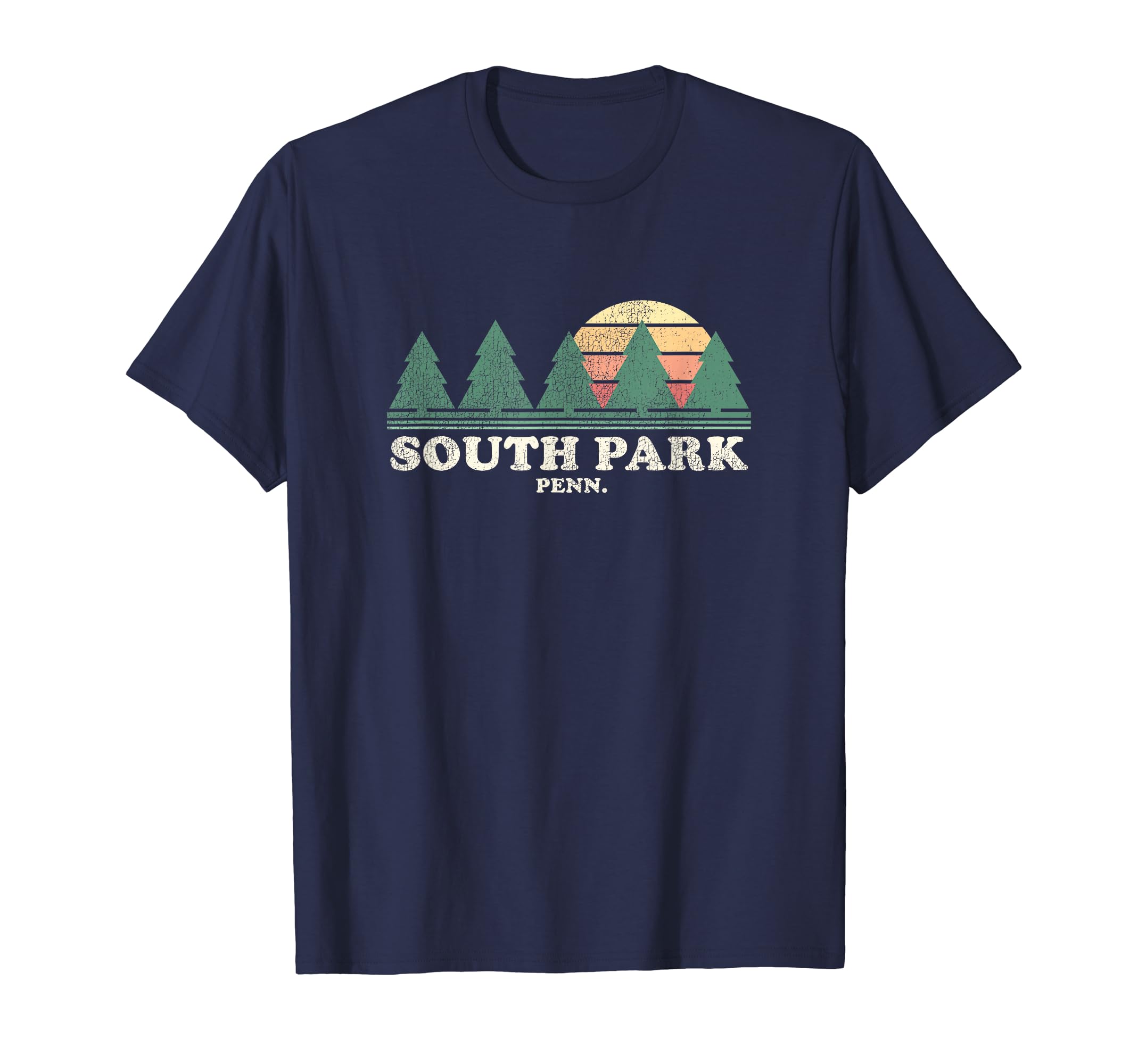 

South Park PA Vintage Throwback T-Shirt Retro 70s Design Tee