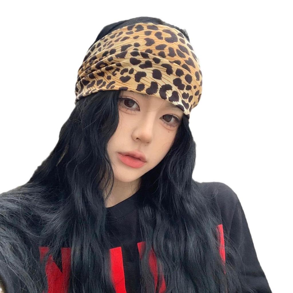 Leopard Print Sports Yoga Headband - Popular European & American Style