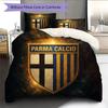 Parma Calcio Pattern Bedding Quilt Set Home Decoration Gift (1 * Duvet Cover + 2 * Pillowcase Without Core)