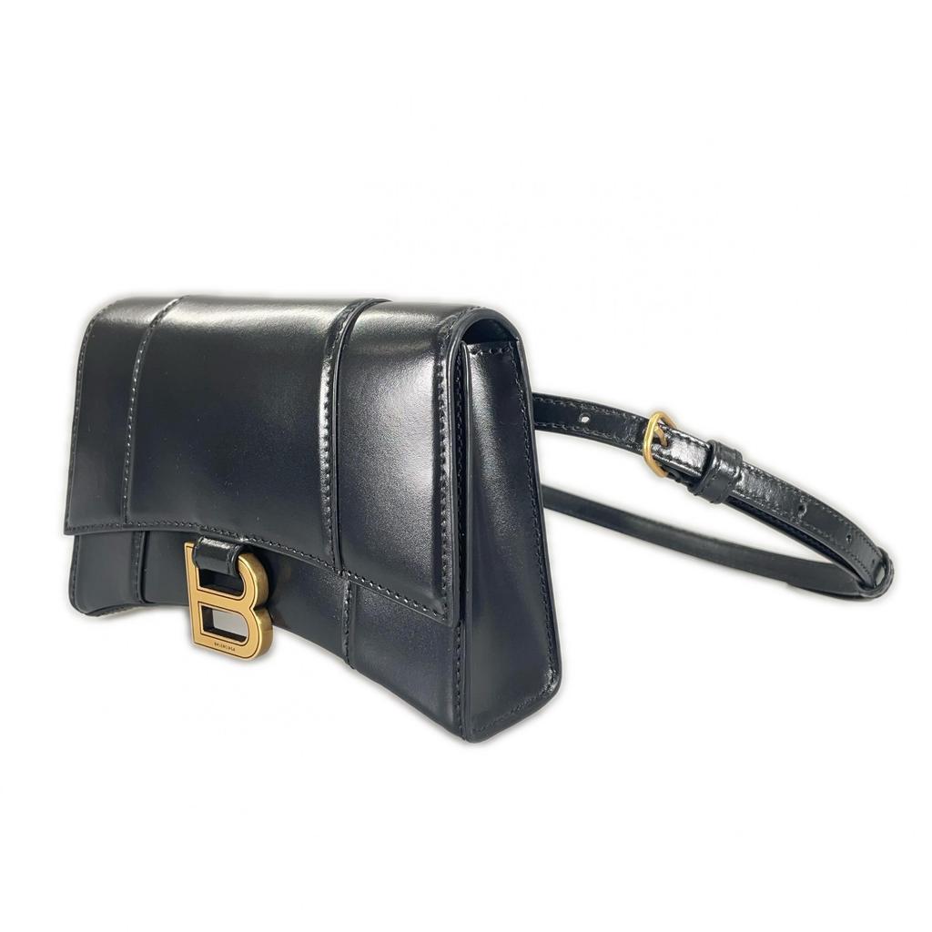 BALENCIAGA / Black / Body Bag / Hourglass / Model Number 610460/WOMEN