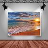 Mocsicka Natural Scenery Photography Background Sunny Beach Decoration Portrait Backdrop  Professional Prop Studio