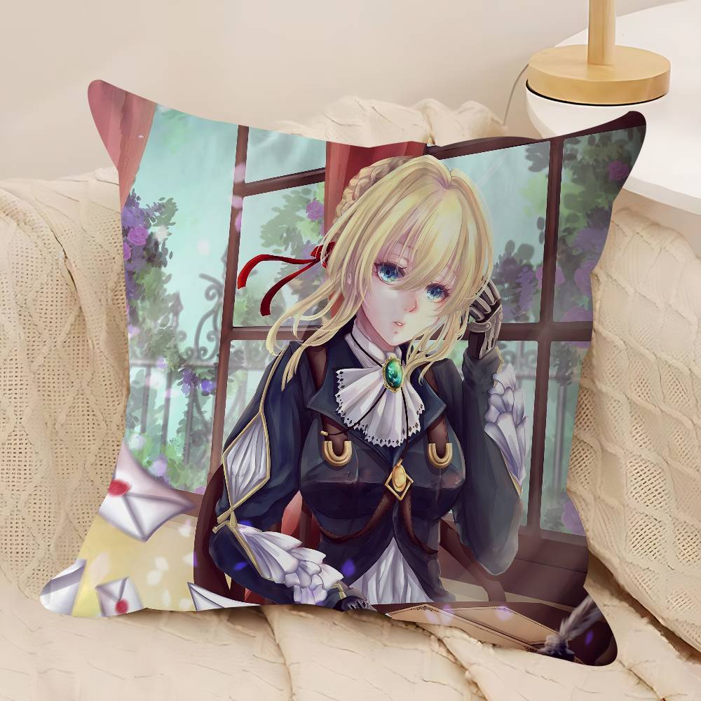 Novel V-Violet E-Evergardens Cushion Cover Decorative Pillow Sofa Home Decor Case Pillow Cases