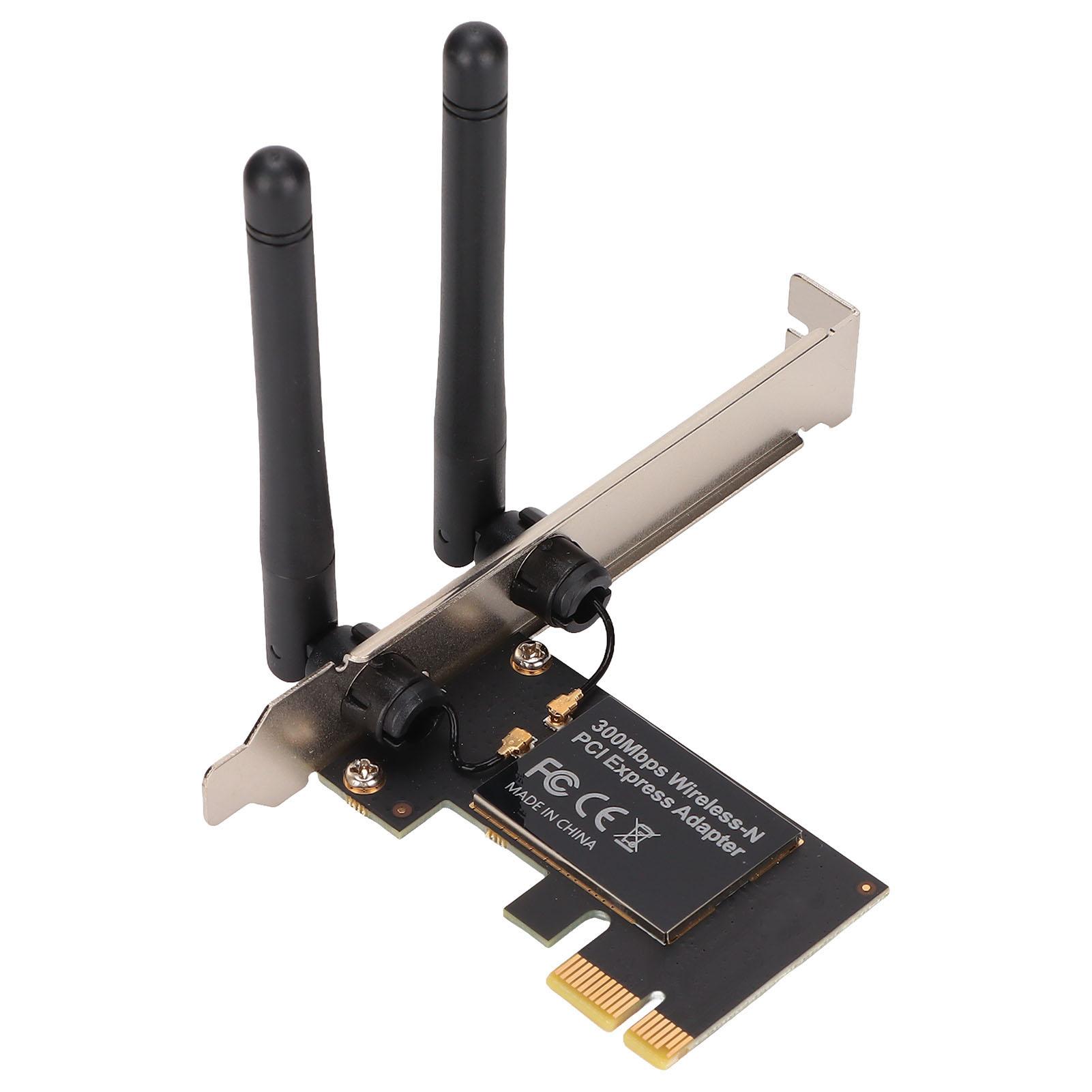 

Карта PCIe WIFI Технологія 11N 2 Антени 802.11bgn 300 Мбіт/с Карти бездротової мережі для