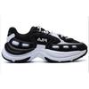 Fila Arch Fabric Synthetic Leather Retro Sports Low-Top Lifestyle Shoes Women Sneakers Black White F12W221118FBG