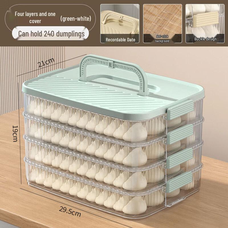 Multi-layer Dumpling Freezer Storage Box