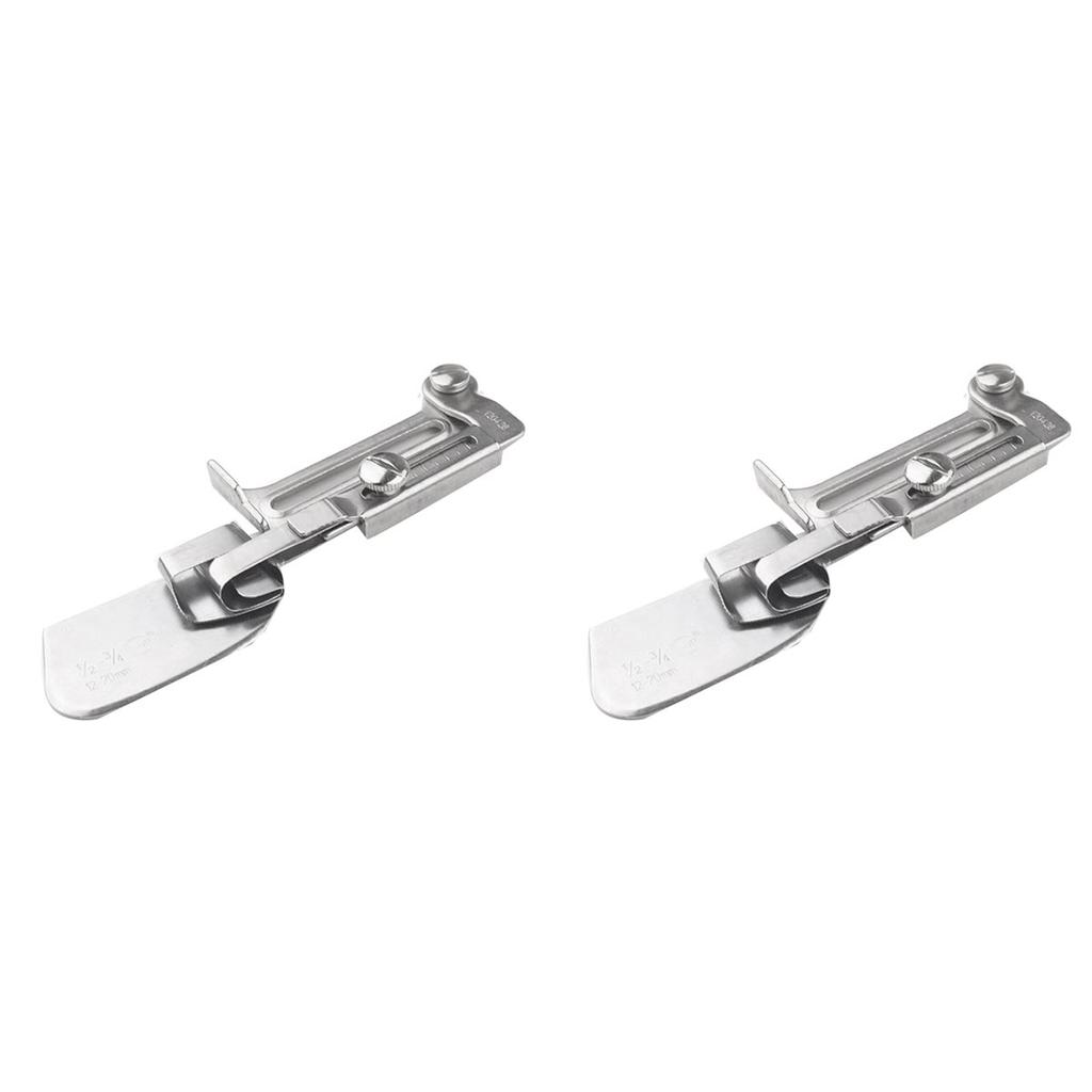 A25F-2X Sewing Rolled , Adjustable Width Rolled Hemmer Foot, Sewing Machine Rolled Hem Attachment Hemming Tool (15-25Mm)