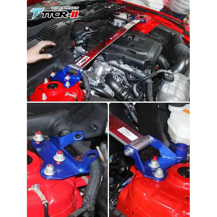 Front Upper Stabilizer Strut Bar For Ford Mustang Mk6 2.3L EcoBoost 5.0L V8 2015-2022 Engine STB Strut Tower Brace Suspension