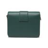 Longchamp Box Trot 18 Snap Flap Closure Adjustable Shoulder Strap Leather Small Square Shoulder Crossbody Bag Women Bags Pine-Green 10174HAU139