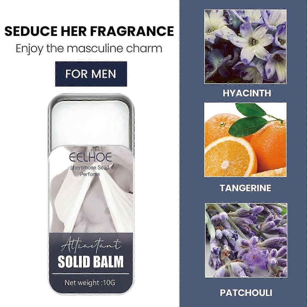 Solid Perfume Balm for Men & Women  Long-Lasting Jasmine & White Musk Fragrance, Portable Deodorant, Skin-Friendly, Odor & Sweat Remover, 5-8 Hour Fre