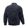 Men's Relaxed-Fit Casual Workwear Baseball Jacket Long-Sleeve Outerwear