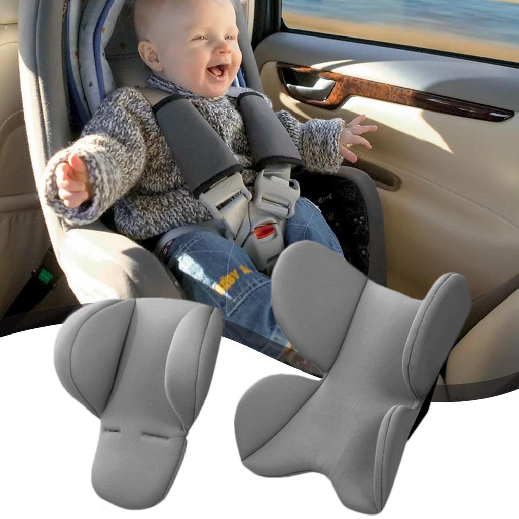 Soutien de tête pour siège auto pour nouveau-nés Coussinets doux pour poussette Coussinets Inserts de siège pour tête et cou Coussinet extra doux pour siège auto